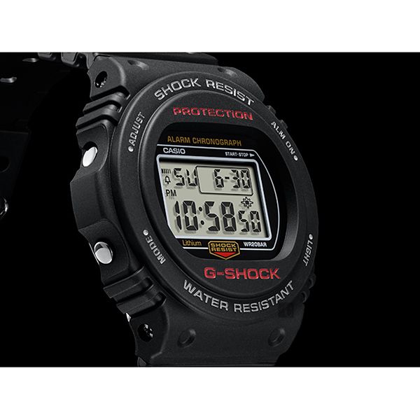 CASIO 卡西歐G-SHOCK 35周年復刻電子錶DW-5750E-1DR - PChome 24h購物