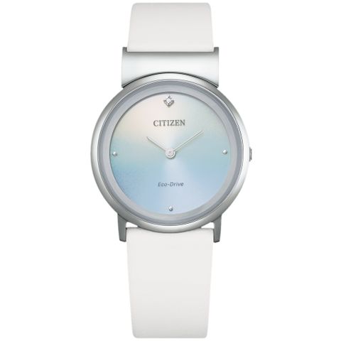 CITIZEN 星辰 L系列鈦金屬光動能女錶-31mm EG7070-14A