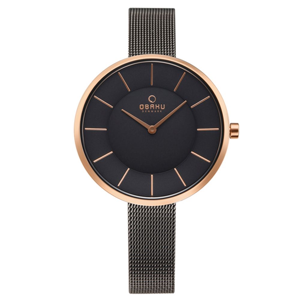 OBAKU  雅悅媛式時尚米蘭帶錶-V185LXVJMJ