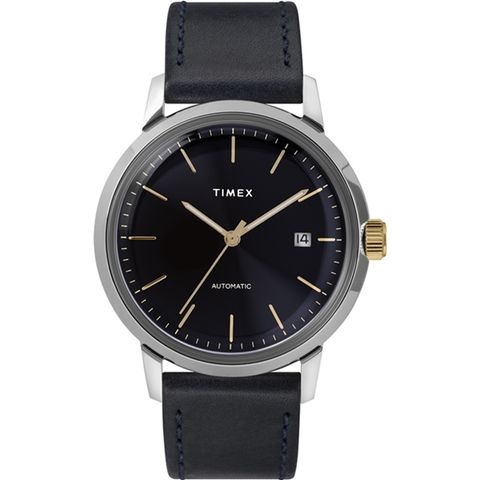 【TIMEX】天美時 復刻系列 經典機械手錶 (深藍TXTW2T23100)