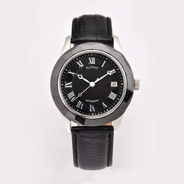 FLUNGO佛朗明哥羅馬假期機械腕錶(黑)