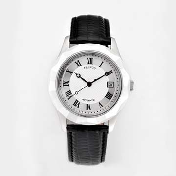 FLUNGO佛朗明哥羅馬典藏機械腕錶(白)