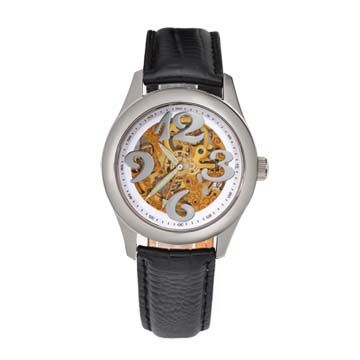 特賣3.8折FLUNGO佛朗明哥愛麗絲花園機械腕錶(白)