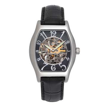 特賣4.5折FLUNGO 佛朗明哥時尚先鋒酒桶機械腕錶(黑)