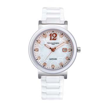 特賣3.3折valentino coupeau范倫鐵諾古柏寶貝甜芯陶瓷腕錶-7