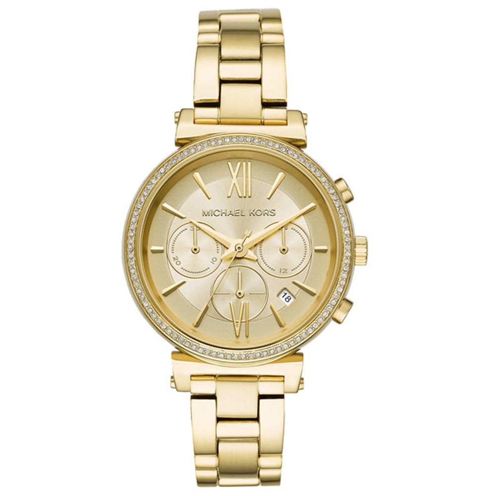 Michael Kors   邂逅日內瓦晶鑽時尚腕錶-MK6559