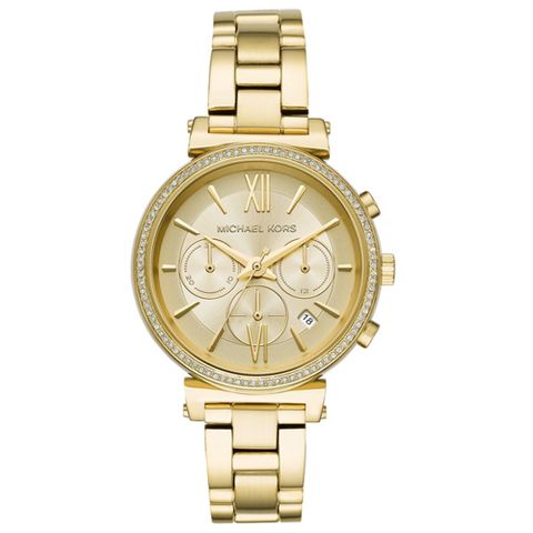Michael Kors  邂逅日內瓦晶鑽時尚腕錶-MK6559