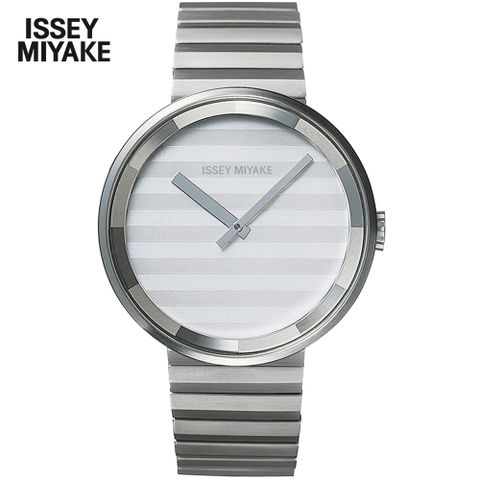 Issey Miyake 三宅一生 PLEASE時裝系列腕錶/銀/40mm (VJ20-0110S/SILAAA05Y)