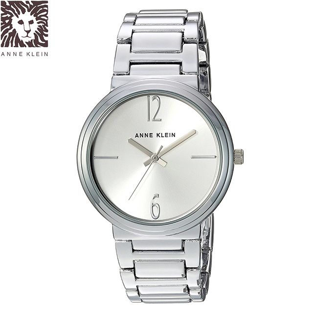 Anne Klein  一個人的銀河簡約刻度腕錶-銀x34mm AK-3169SVSV