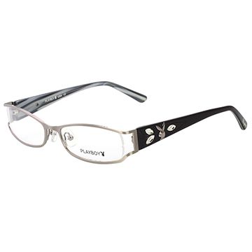 PLAYBOY 時尚光學眼鏡 ( 銀色) PB82157-B9D