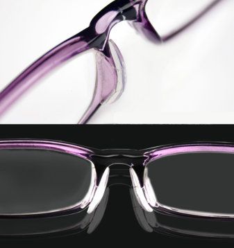 透明防滑矽膠增高鼻墊/眼鏡防滑鼻墊 X12付/ 2.5mm (一年使用量) 加贈12片清潔片