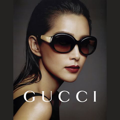 GUCCI 古馳 亞洲版 時尚太陽眼鏡 典雅簍空奢華鍍金鏡臂 GG3706/F/S 黑框漸層鏡片 公司貨