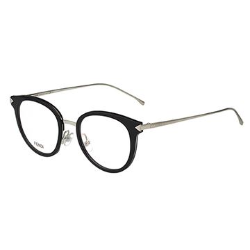 FENDI 復古 光學眼鏡 (黑色)FF0166