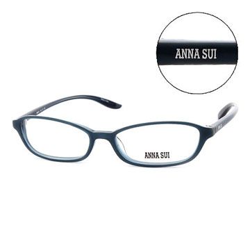 Anna Sui 安娜蘇  日本 個性時尚造型平光眼鏡(藍綠) AS05604