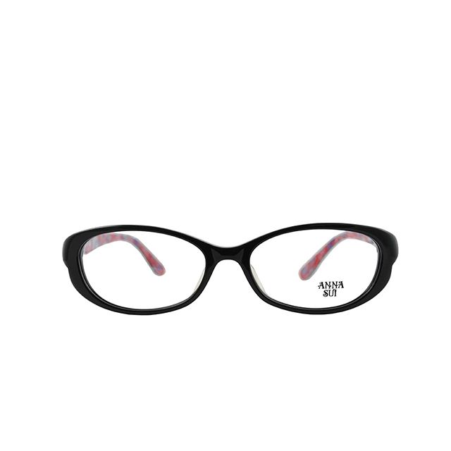 Anna Sui 安娜蘇 日本 經典印象派花紋造型平光眼鏡(紅) AS591-001