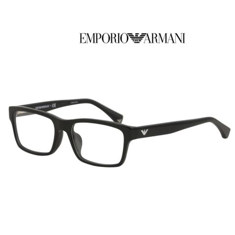 EMPORIO ARMANI 亞曼尼 亞洲版光學眼鏡 舒適彈簧鏡臂設計 EA3050F 5017 黑 公司貨