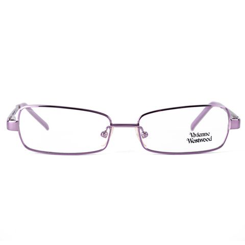 【Vivienne Westwood】英國薇薇安魏斯伍德時尚菱格紋光學眼鏡(粉紫) VW093-02
