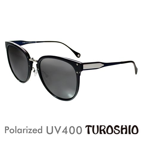 Turoshio TR90 抗紫外線 偏光太陽眼鏡 明星時尚混框 水手藍 K1823 C1C 贈鏡盒、拭鏡袋、多功能螺絲起子、偏光測試片