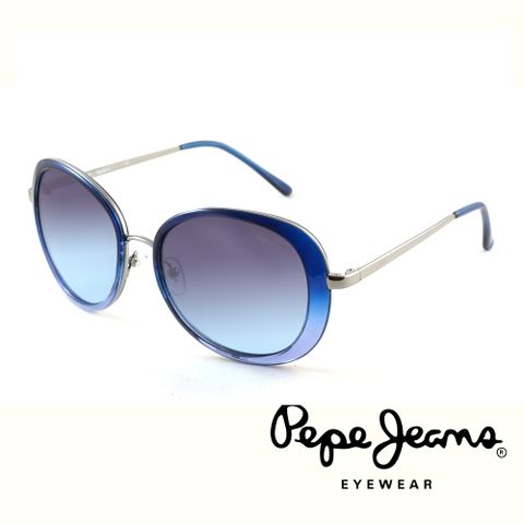 Pepe Jeans 英倫時尚漸層色太陽墨鏡 (藍) PJ7104PC2