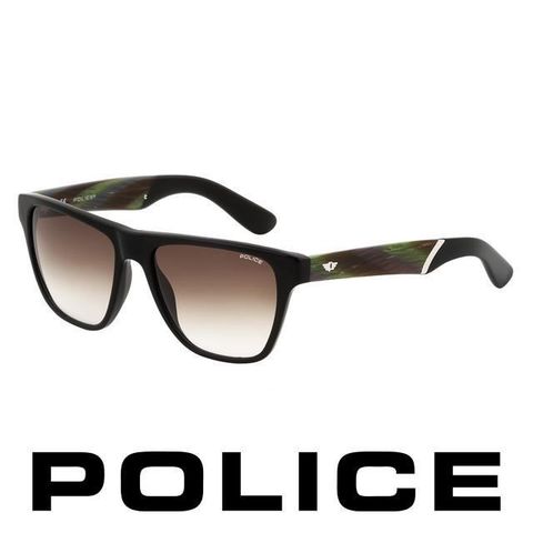 Police 【南紡購物中心】  都會復古時尚太陽眼鏡 (孔雀綠) POS1796-700V