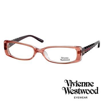 【南紡購物中心】Vivienne Westwood 薇薇安．魏斯伍德 簡約時尚土星光學眼鏡(粉色) VW17503