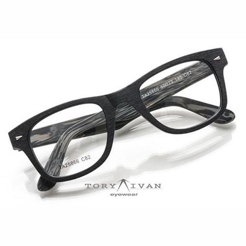 【南紡購物中心】 [ ToryIvan ] X03 板材 木紋木頭 木框 日系潮人 粗框復古眼鏡 雲彩 平光 黑框 手作 Style 限量
