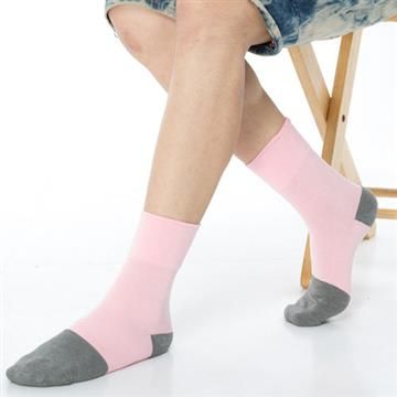 【南紡購物中心】 【KEROPPA】可諾帕竹炭無痕寬口襪(男女適穿)x2雙C90004-淺粉