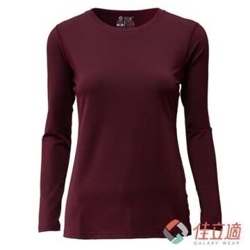 3M 【南紡購物中心】 -佳立適-升溫蓄熱保暖衣-女圓領-紅色