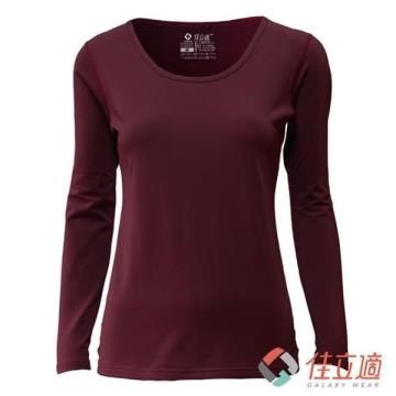 3M 【南紡購物中心】 -佳立適-升溫蓄熱保暖衣-女U領-紅色