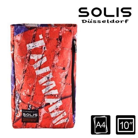 【南紡購物中心】 SOLIS【台灣國旗系列】多功能方型平板電腦背包