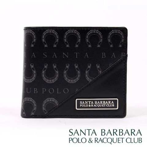 SANTA BARBARA POLO & RACQUET CLUB 聖大保羅 【南紡購物中心】 S.B.P.R.C-經典馬蹄中翻雙照片男夾