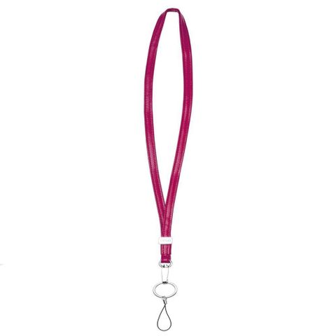 【LIEVO】 ACCESSORY – 小羊皮頸繩_桃紅