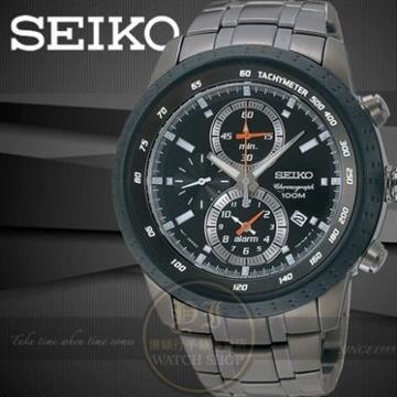 【南紡購物中心】 SEIKO日本精工風雲賽鬧鈴計時腕錶/45mm 7T62-0HL0/SNAB53P1原廠公司貨