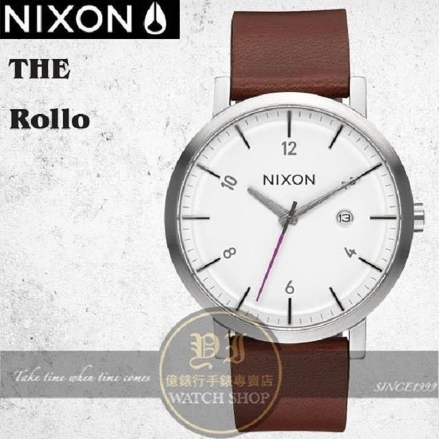 NIXON 【南紡購物中心】  實體店The Rollo簡約時尚腕錶A945-2168公司貨/極限運動/禮物