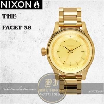 NIXON 【南紡購物中心】  實體店The FACET 38 閃耀光芒潮流時尚腕錶/38mm A409-502公司貨/極限運動/名人配戴