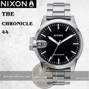 NIXON 【南紡購物中心】  實體店The CHRONICLE 44潮流中性腕錶/44mm A441-000公司貨/極限運動/名人配戴