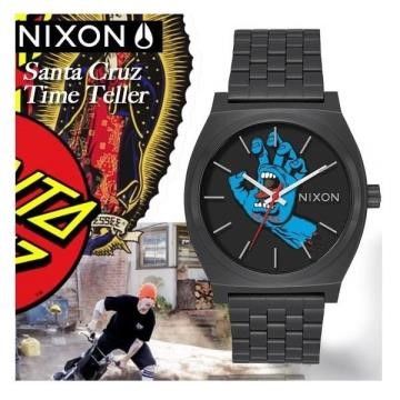 NIXON 【南紡購物中心】  x Santa Cruz Time Teller聯名限定街頭潮流腕錶A045-2894 