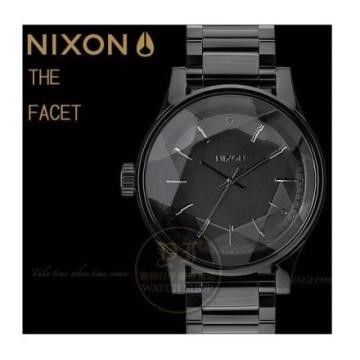 NIXON 【南紡購物中心】 實體店The FACET閃耀光芒潮流腕錶/ALL BLACK原廠公司貨A384-001