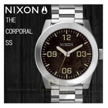 NIXON 【南紡購物中心】 實體店The Corporal 腕錶/48mm DARK COPPER A346-1956公司貨