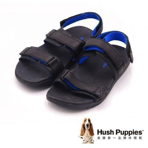【南紡購物中心】 Hush Puppies 機能健走系列ACTUALLY QUICK 涼鞋 男鞋-藍(另有棕)