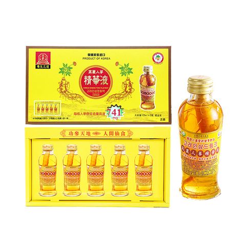 金蔘 -韓國高麗人蔘精華液禮盒(120ml*5瓶)共1盒