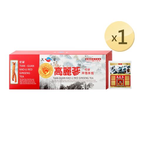 華陀扶元堂-天官高麗蔘沖泡茶包1盒(20包/盒)