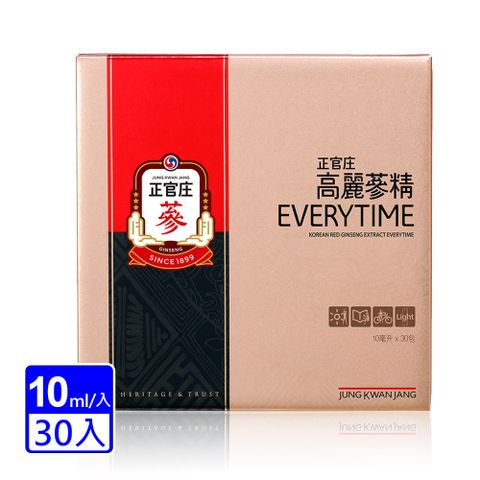 【正官庄】高麗蔘精EVERYTIME 10包入(3盒組)