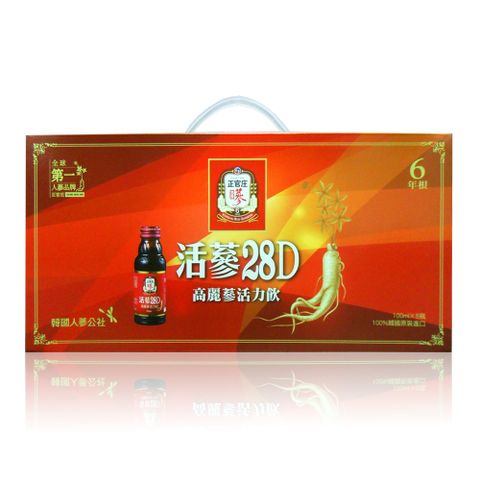 正官庄 效期品 活蔘28D 8入禮盒