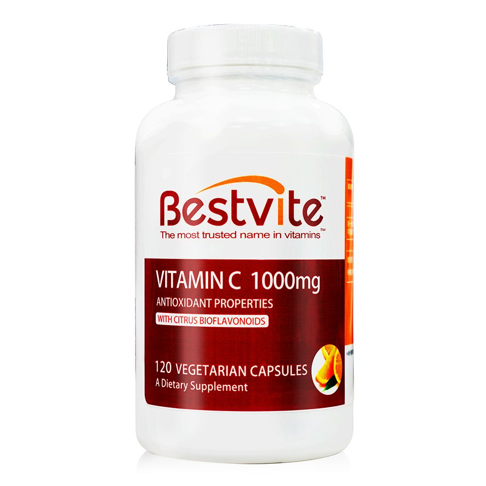 Bestvite 必賜力 【美國】維生素C1000 (維他命C1000) 膠囊1瓶 (120顆)