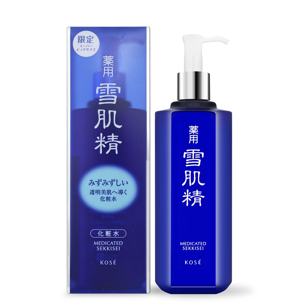 KOSE 高絲   雪肌精(500ml)-限量實惠瓶(按壓式壓頭)-百貨公司貨