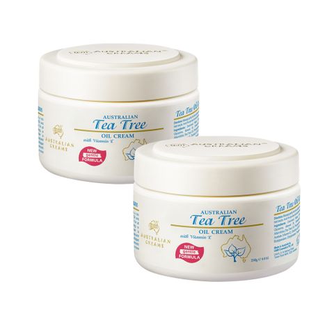 【澳洲G&M】茶樹精油潤膚霜含維他命E(250g/罐 2入組)