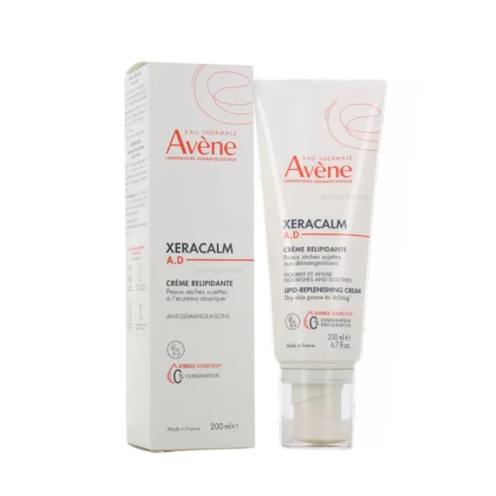 EAU THERMALE  THERMALEAvène XERAALMA.DparisgoshopCREME REANTE sèches   atopiqueSTERILE CXERACALMA.DCREME RELIPIDANTEPe sèches aux NOURRIT ET APAISENOURISHES AND LIPID-REPLENISHING CREAM skin prone to  in  200 67 Made in France200ml