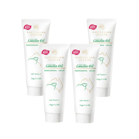 【澳洲G&M】綿羊油滋潤維他命E護手霜(100g/支 4入組)