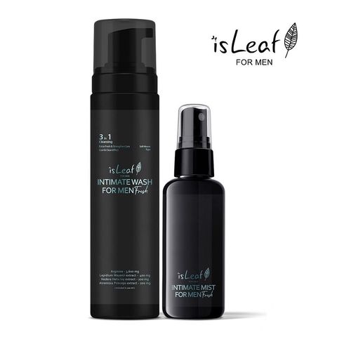 isLeaf 【2入超值組】男性私密激淨慕絲 + 抑菌噴霧 - 湛藍海洋